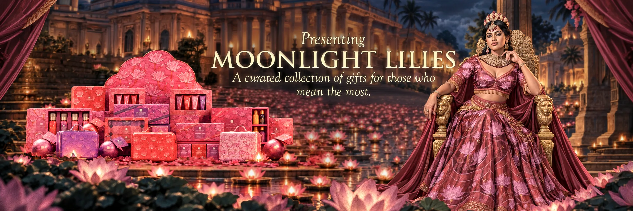 Presenting Moonlight Lilies. A curated collection of gifts for those who mean the most.